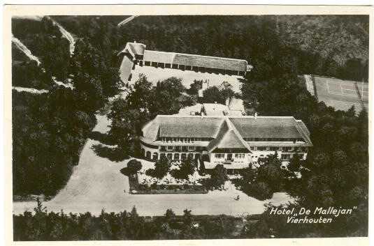 Oude asichten zwart wit Vierhouten 1